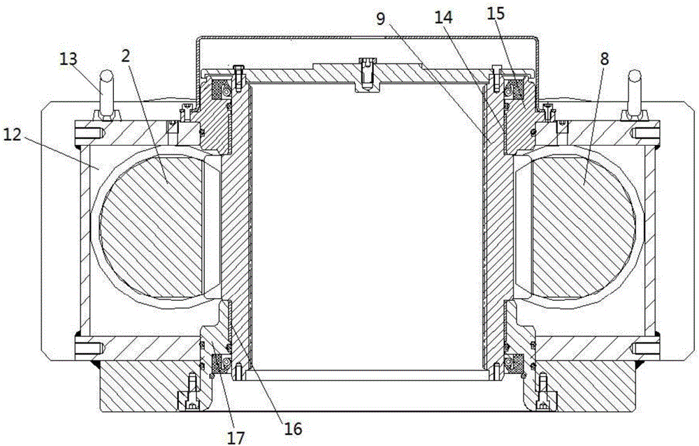 Hydraulic gear and rack oil cylinder for pipeline valve opening and closing