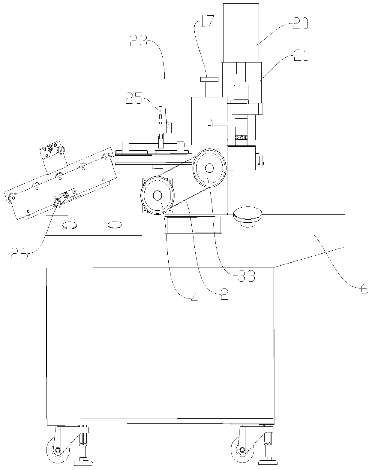 Flexible material irregular shape cutting device