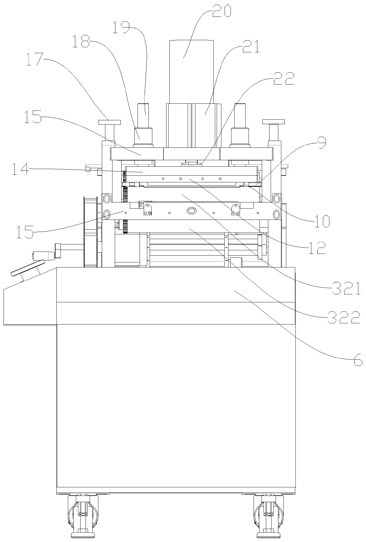 Flexible material irregular shape cutting device