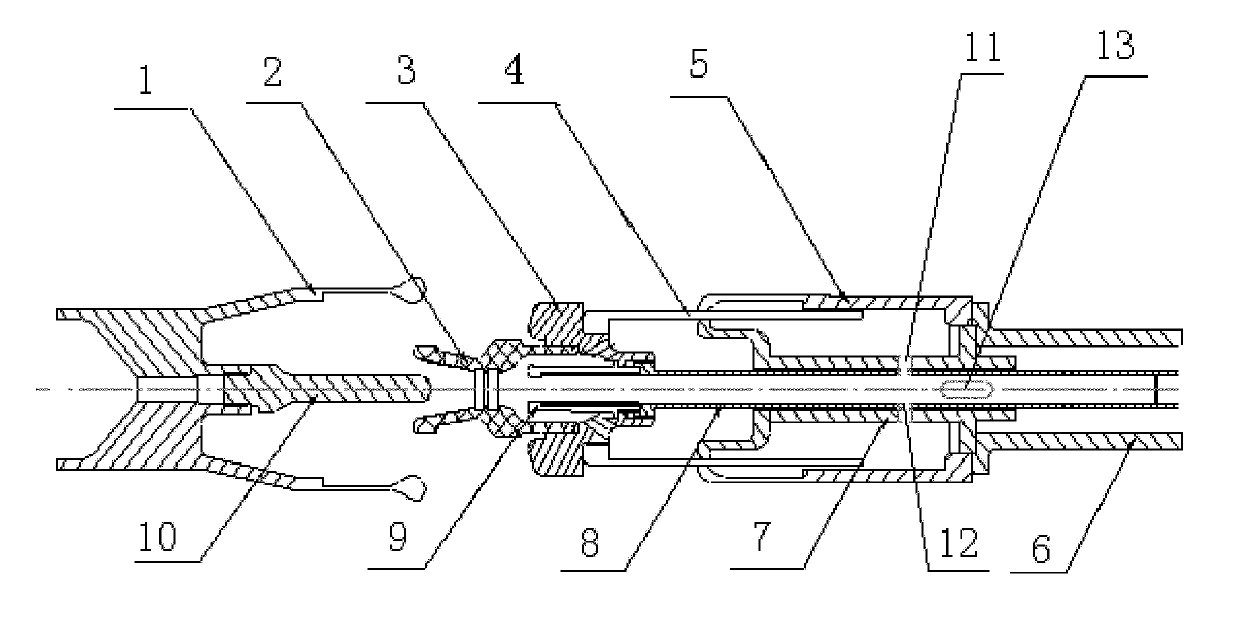 Arc extinguish chamber structure for lifting arc voltage