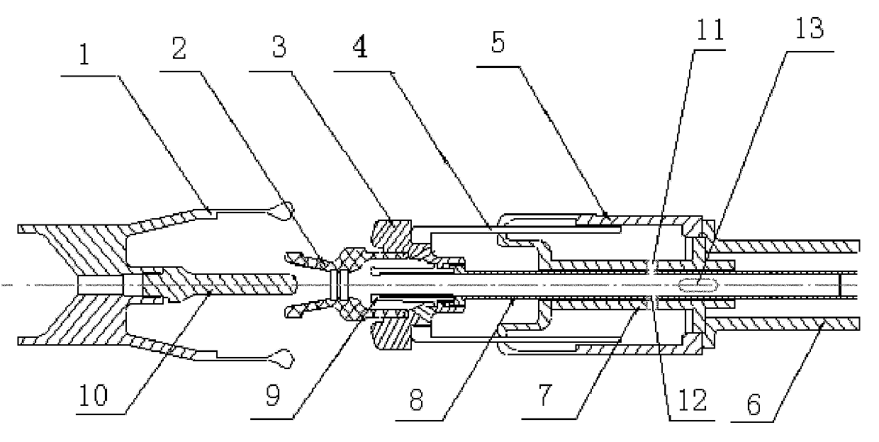 Arc extinguish chamber structure for lifting arc voltage