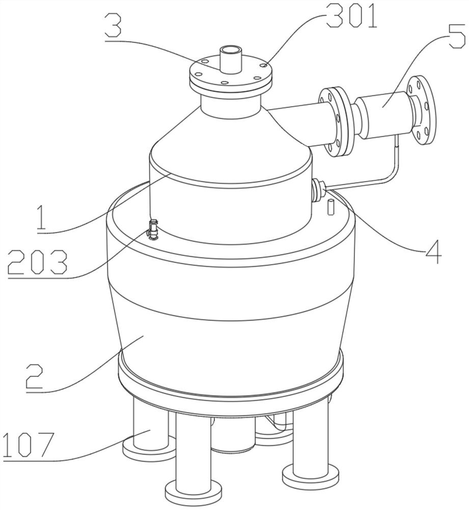 Gasification furnace baking device capable of automatically adjusting temperature