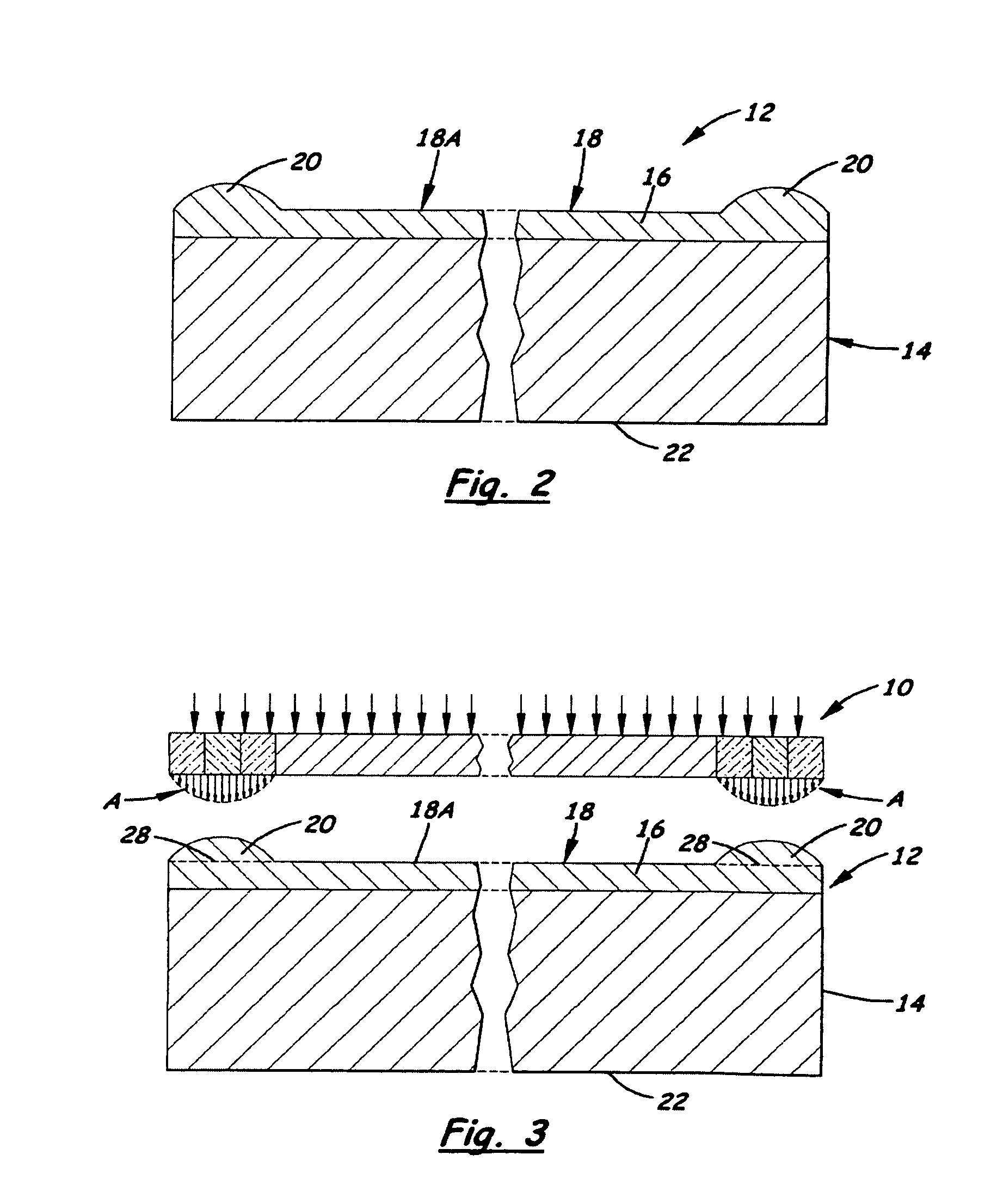 Methods for planarizing unevenness on surface of wafer photoresist layer and wafers produced by the methods