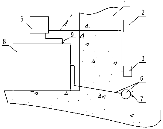 Evaporative cooling medium leakage monitoring and treating system