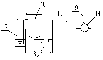 Evaporative cooling medium leakage monitoring and treating system