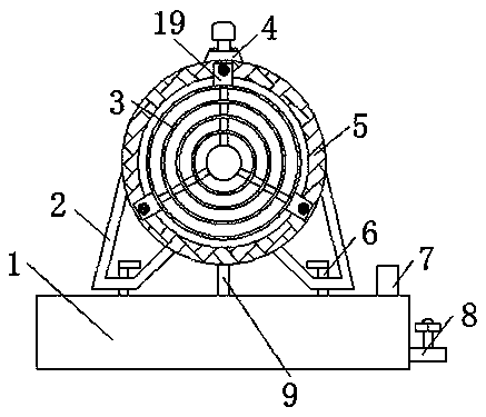 Handheld industrial air blower capable of preventing dust from being accumulated on fan blade blocking cover