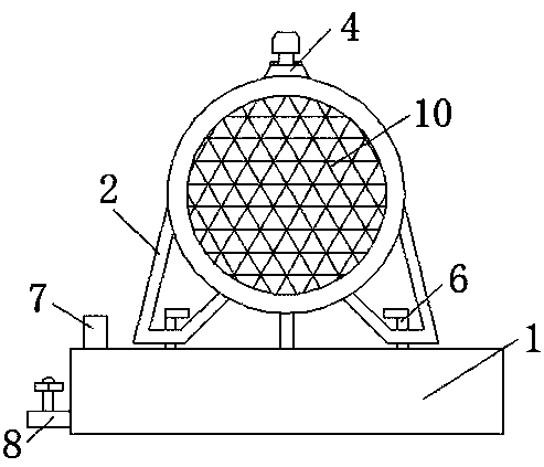 Handheld industrial air blower capable of preventing dust from being accumulated on fan blade blocking cover