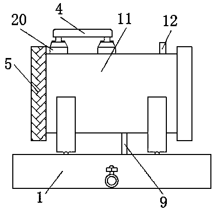 Handheld industrial air blower capable of preventing dust from being accumulated on fan blade blocking cover