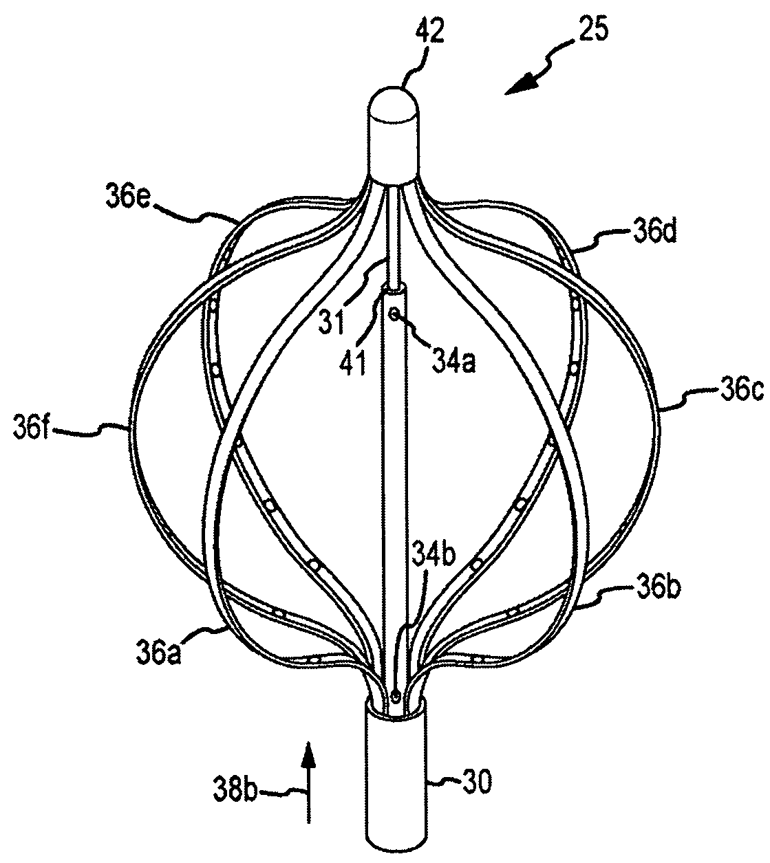 Non-contact electrode basket catheters with irrigation