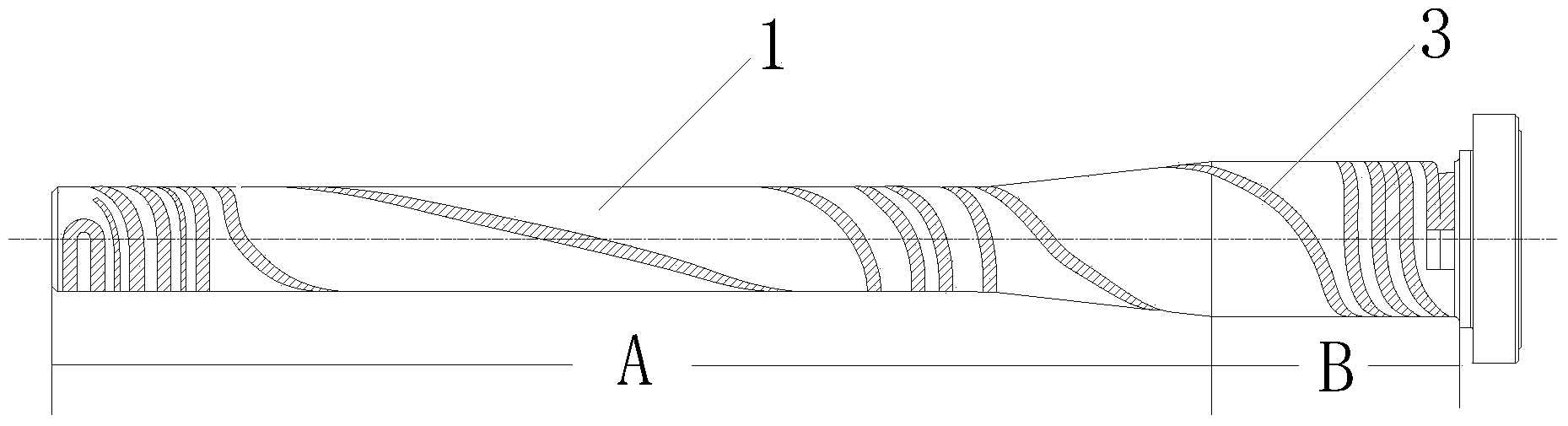 Hot nozzle main body