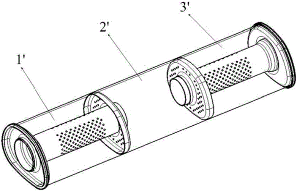 Engine exhaust system silencer