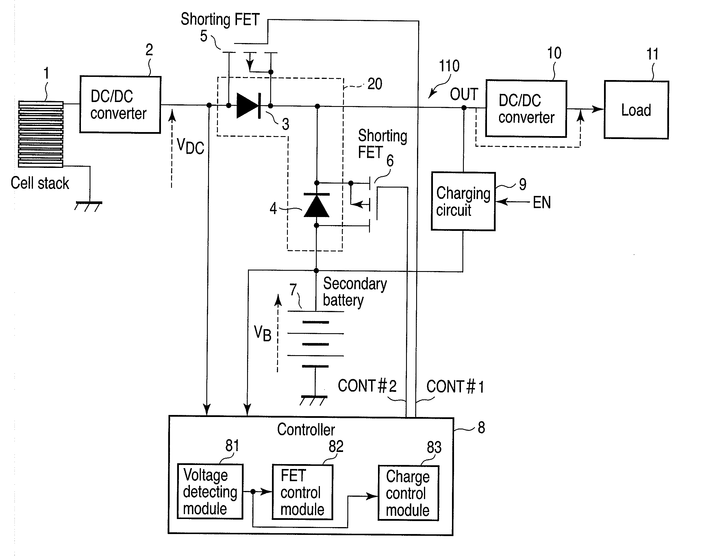 Power supply apparatus and power control method