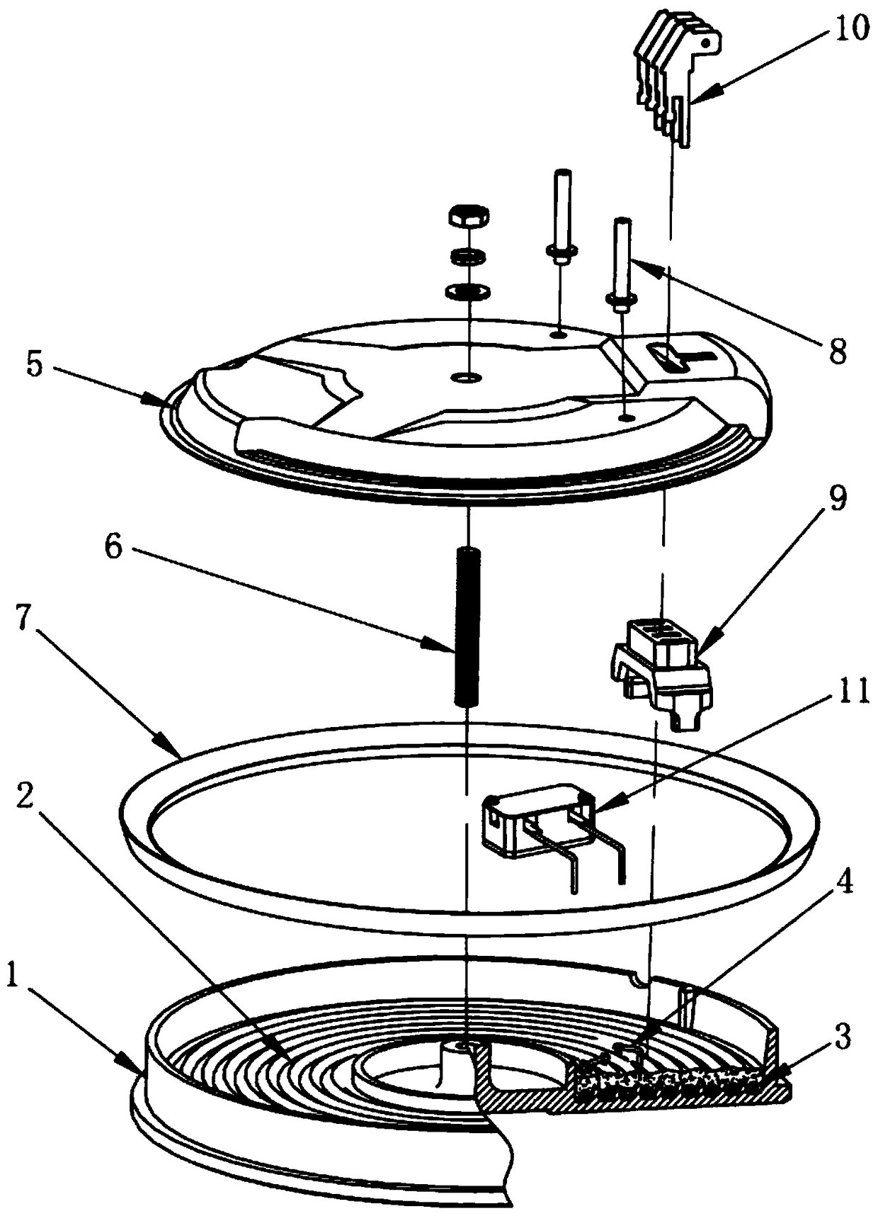 A new type of cast iron electric hob