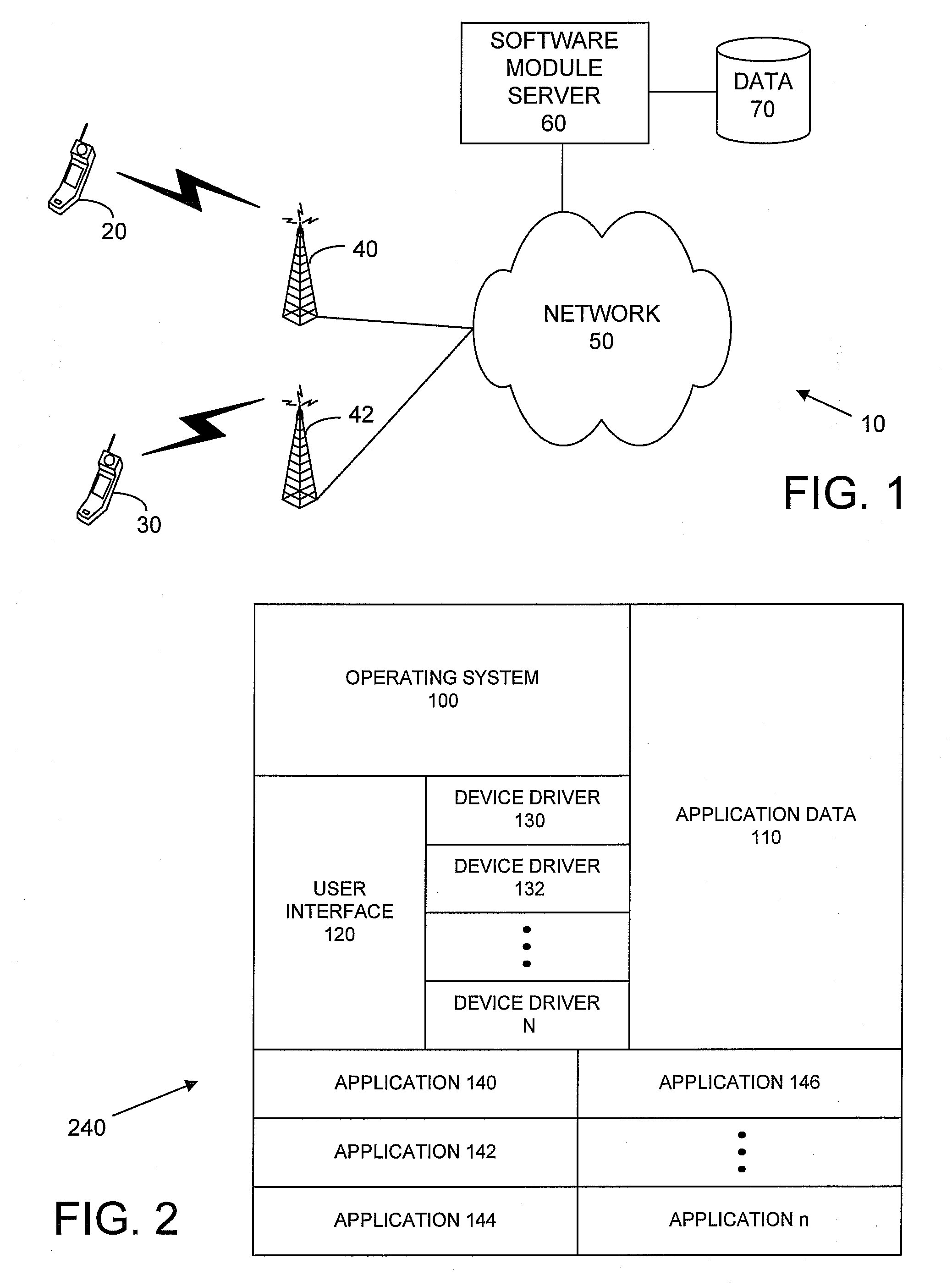 System and method for expiring modular software components for wireless communication devices