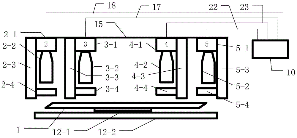 Device and method for non-contact detection of size and angle of large-size laser neodymium glass wrapping