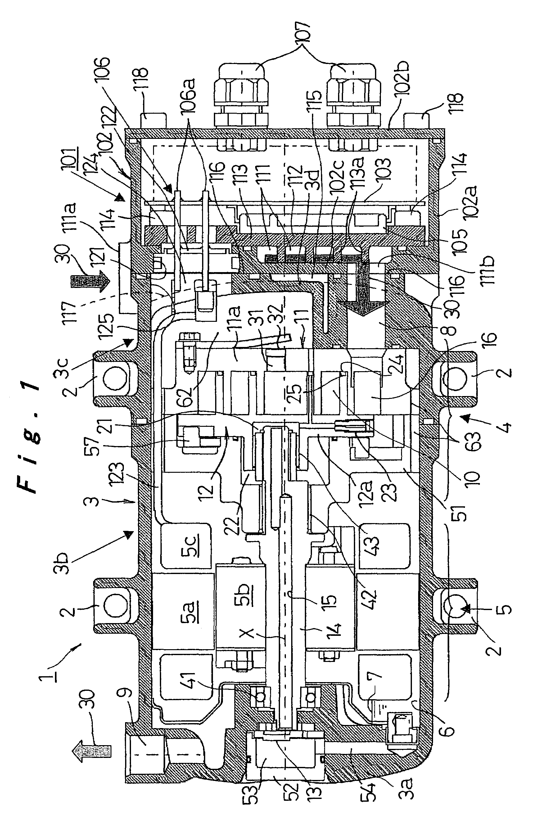 Electric compressor with inverter