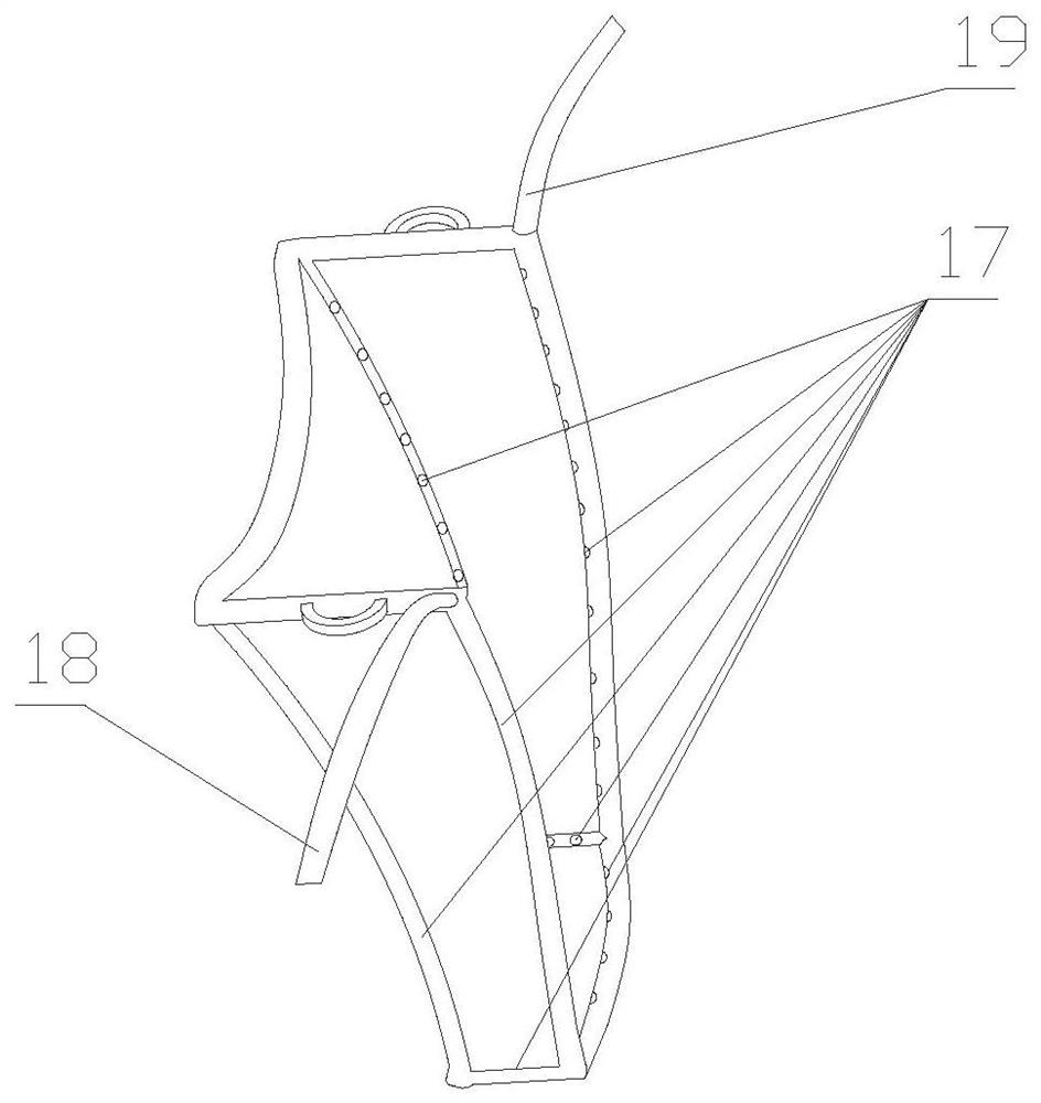 Tissue distraction device for orbital bone surgery