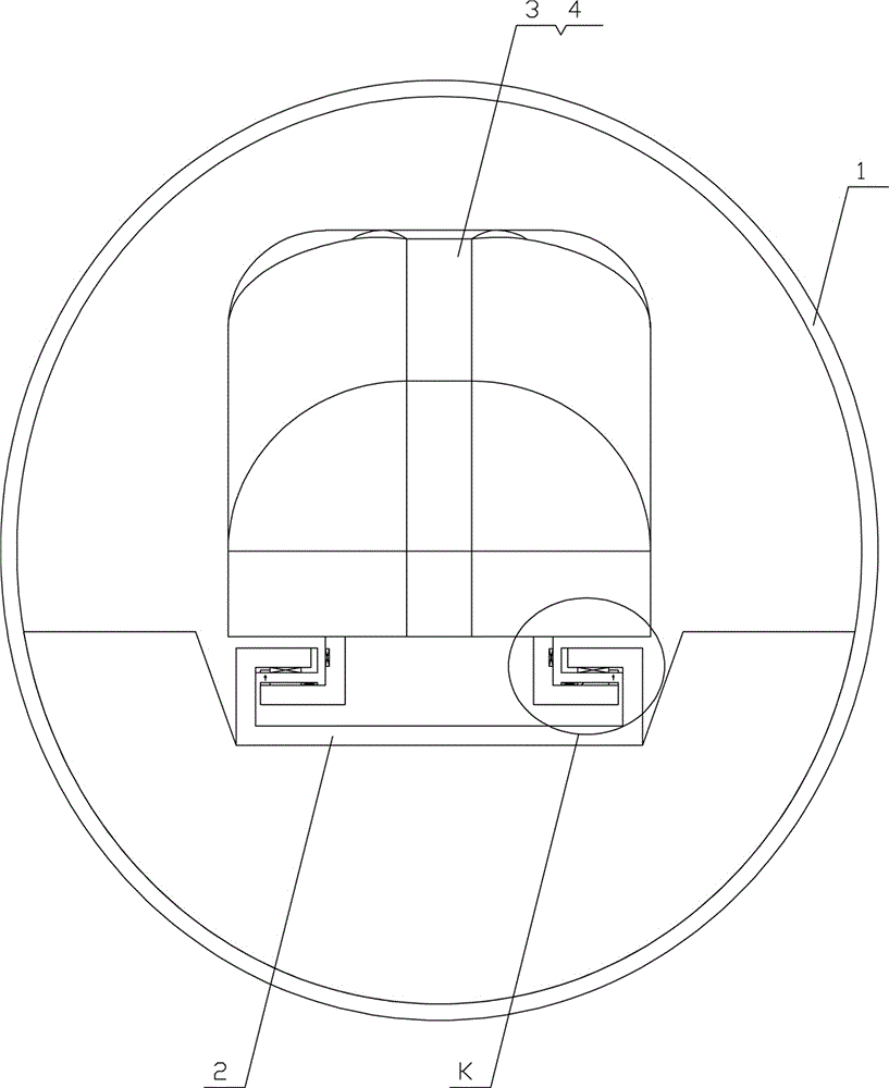 Vacuum track magnetically levitated train system