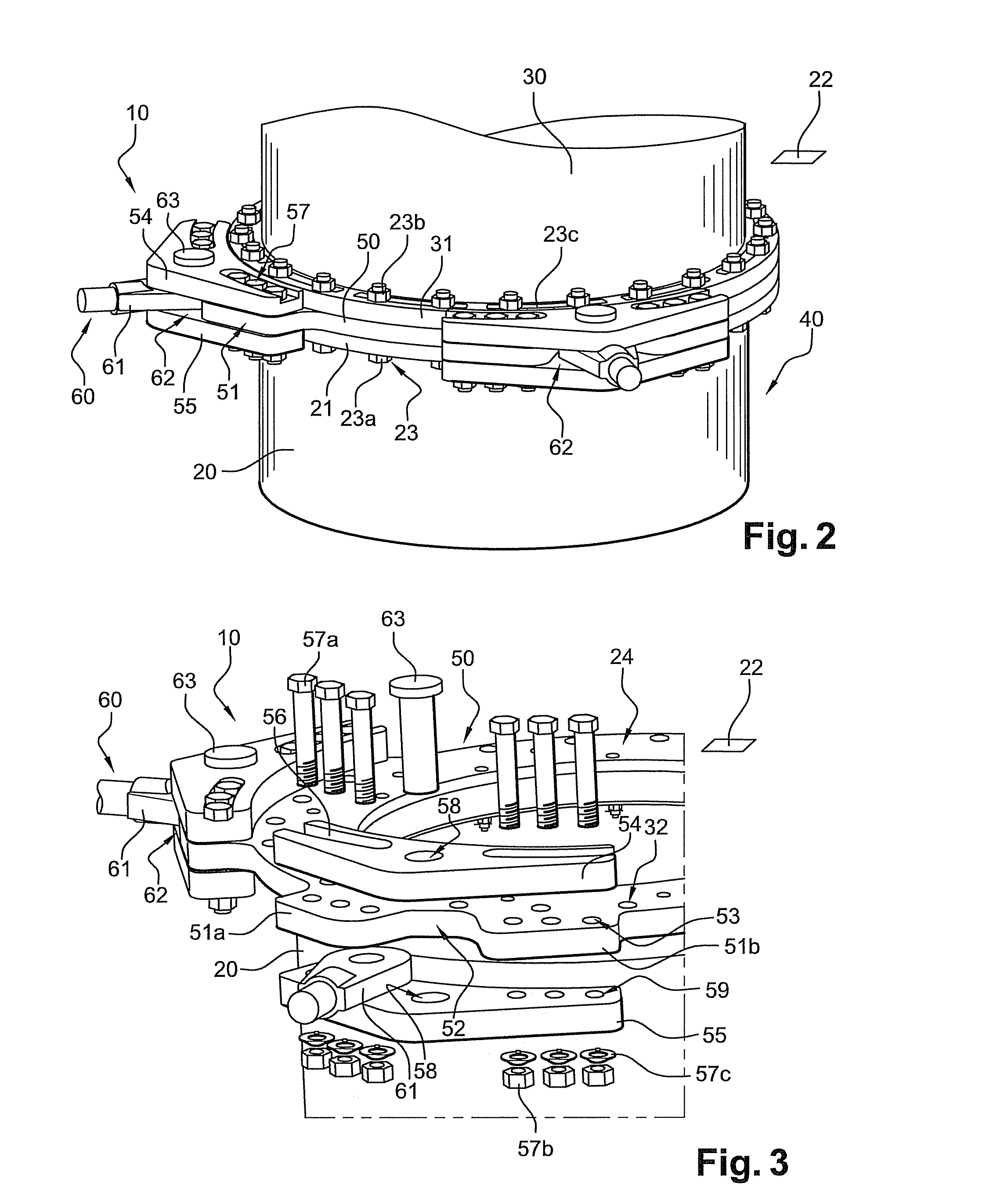 Motor stand of a primary motor-driven pump unit of a pressurized water nuclear reactor