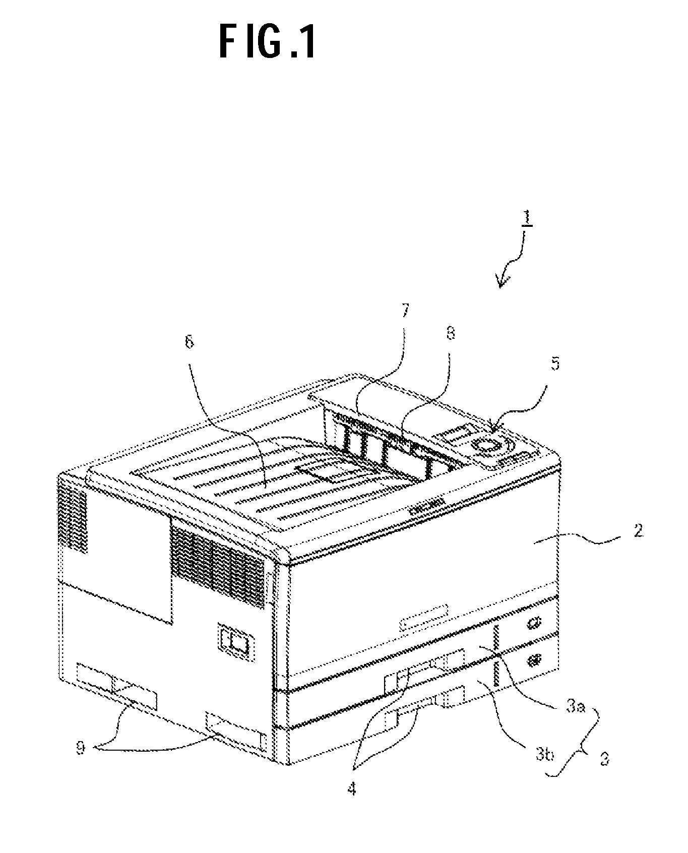 Image-forming apparatus and paper cassette used therein