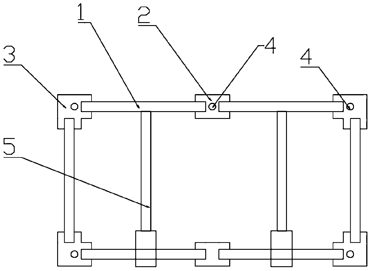 Cable trench combined formwork