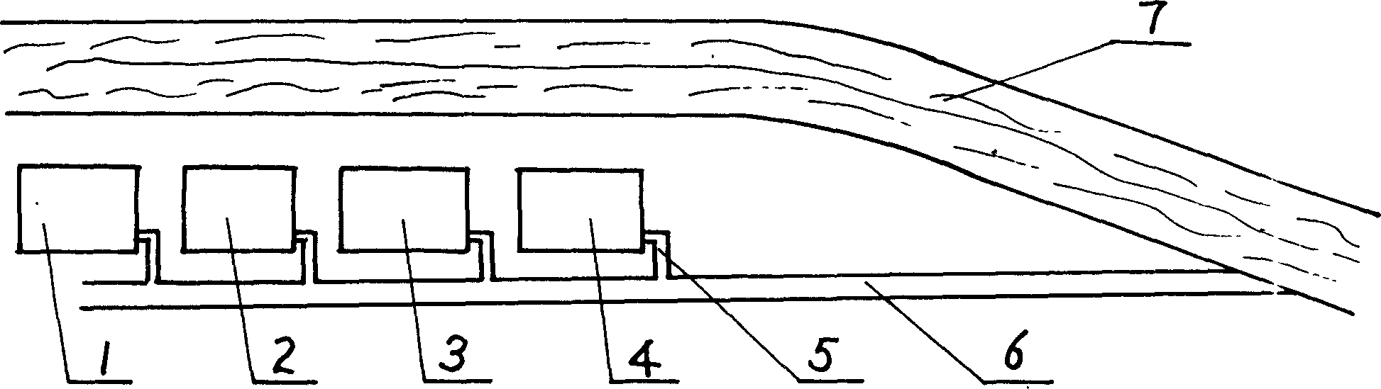 Emulated ecological environment breeding method and device for giant salamander