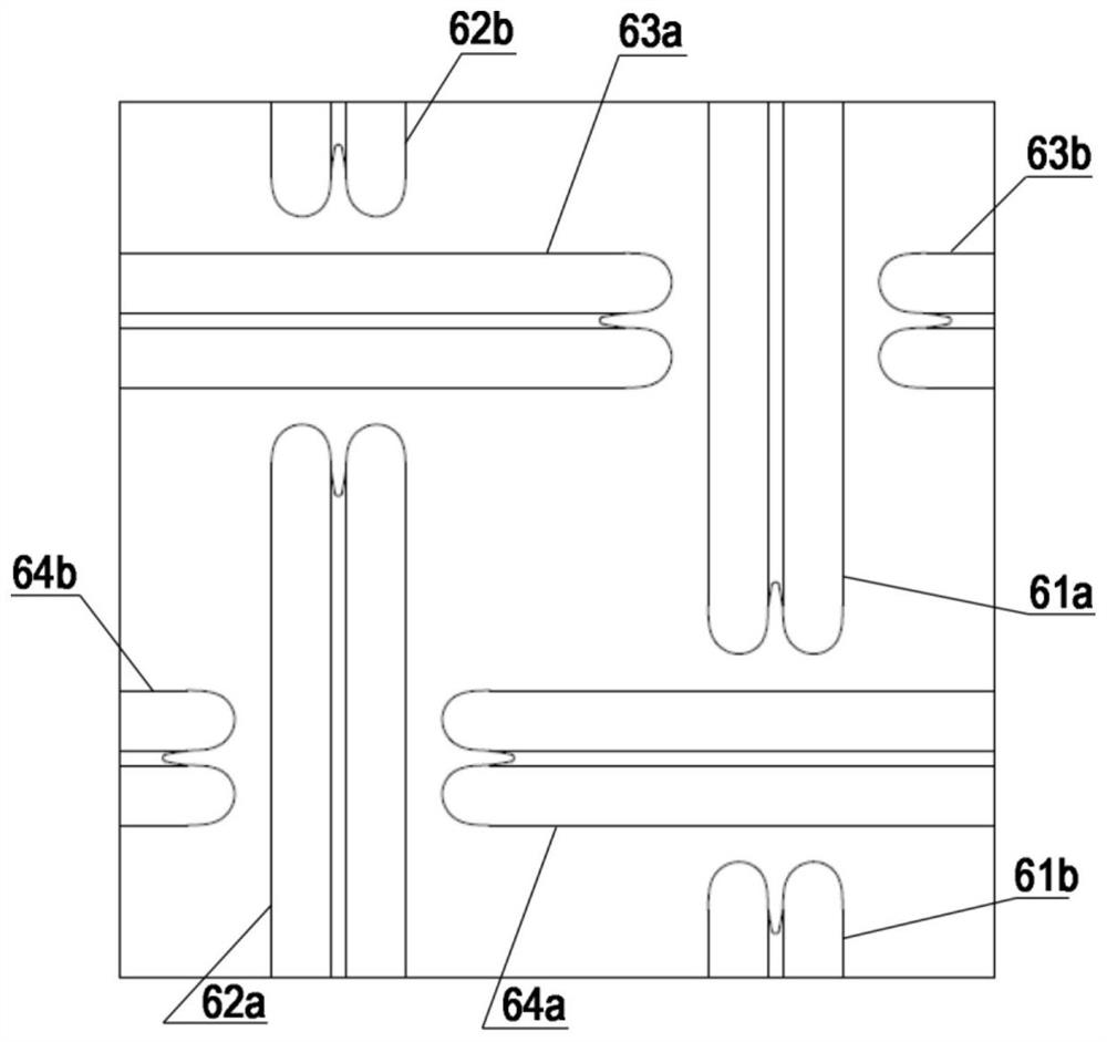 Standard template for storage structure and liquefied natural gas storage structure