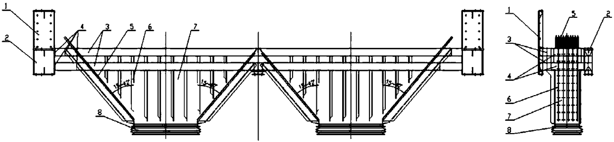 A kind of slagging device and garbage incinerator