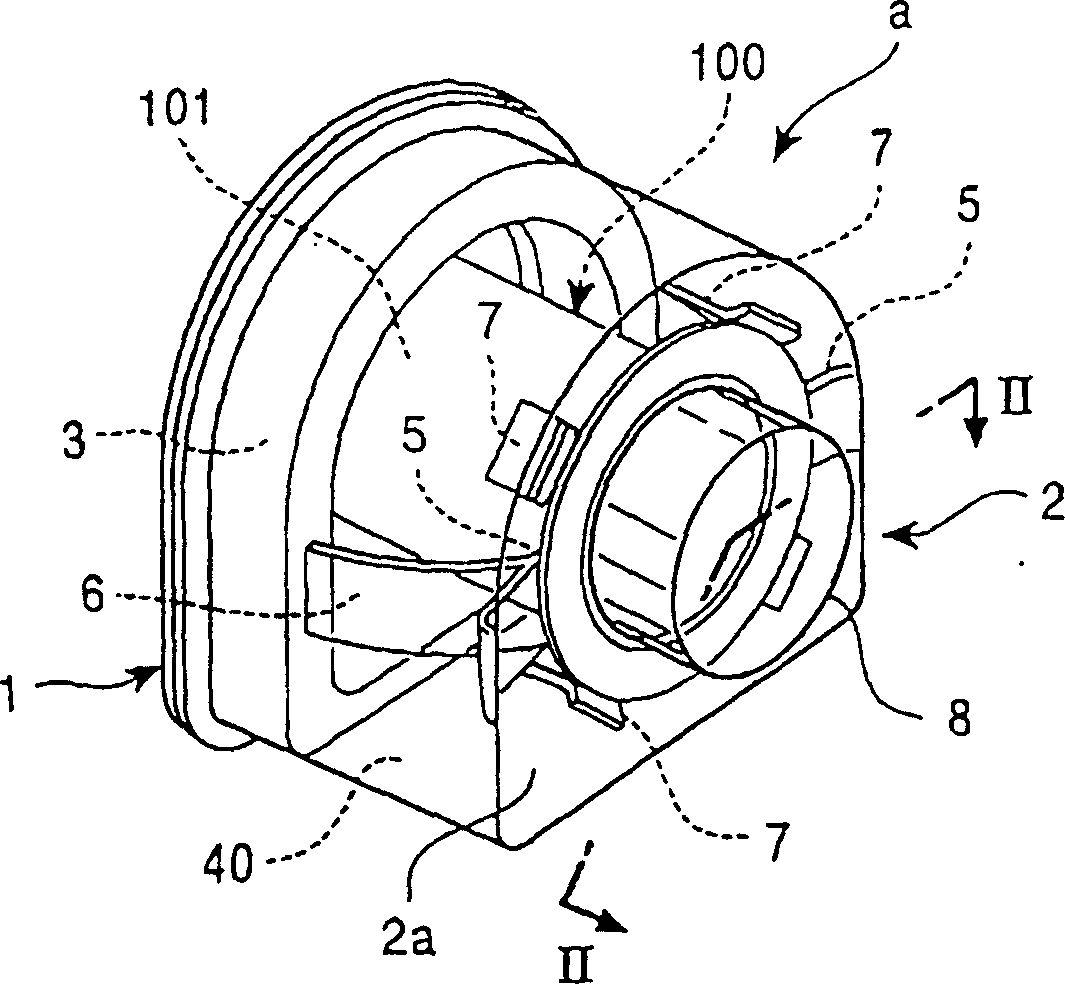 Reel housing for connection line