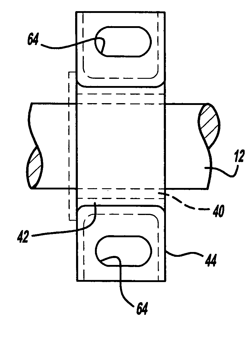 Non-slip rate-plated sta-bar bushing