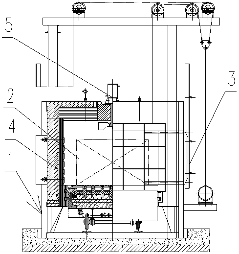 High precision titanium alloy resistance heating furnace