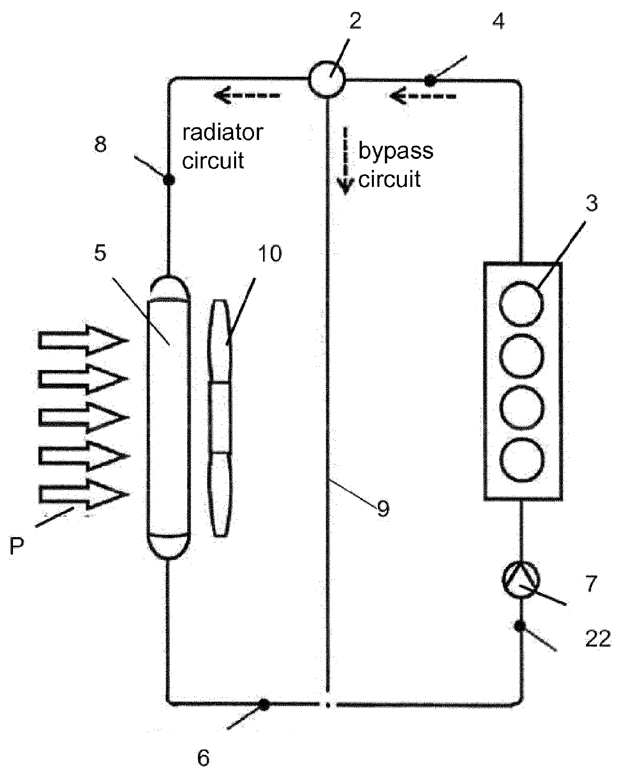 Electrically drivable valve for controlling volumetric flows in a heating and/or cooling system of a motor vehicle