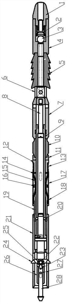 A kind of hydraulic casting wire salvage oil pipe internal blocking device and using method thereof