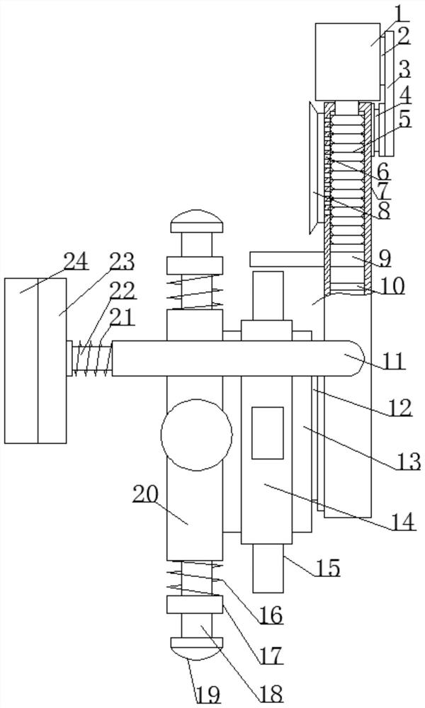 An easy-to-install agricultural vehicle cleaning device