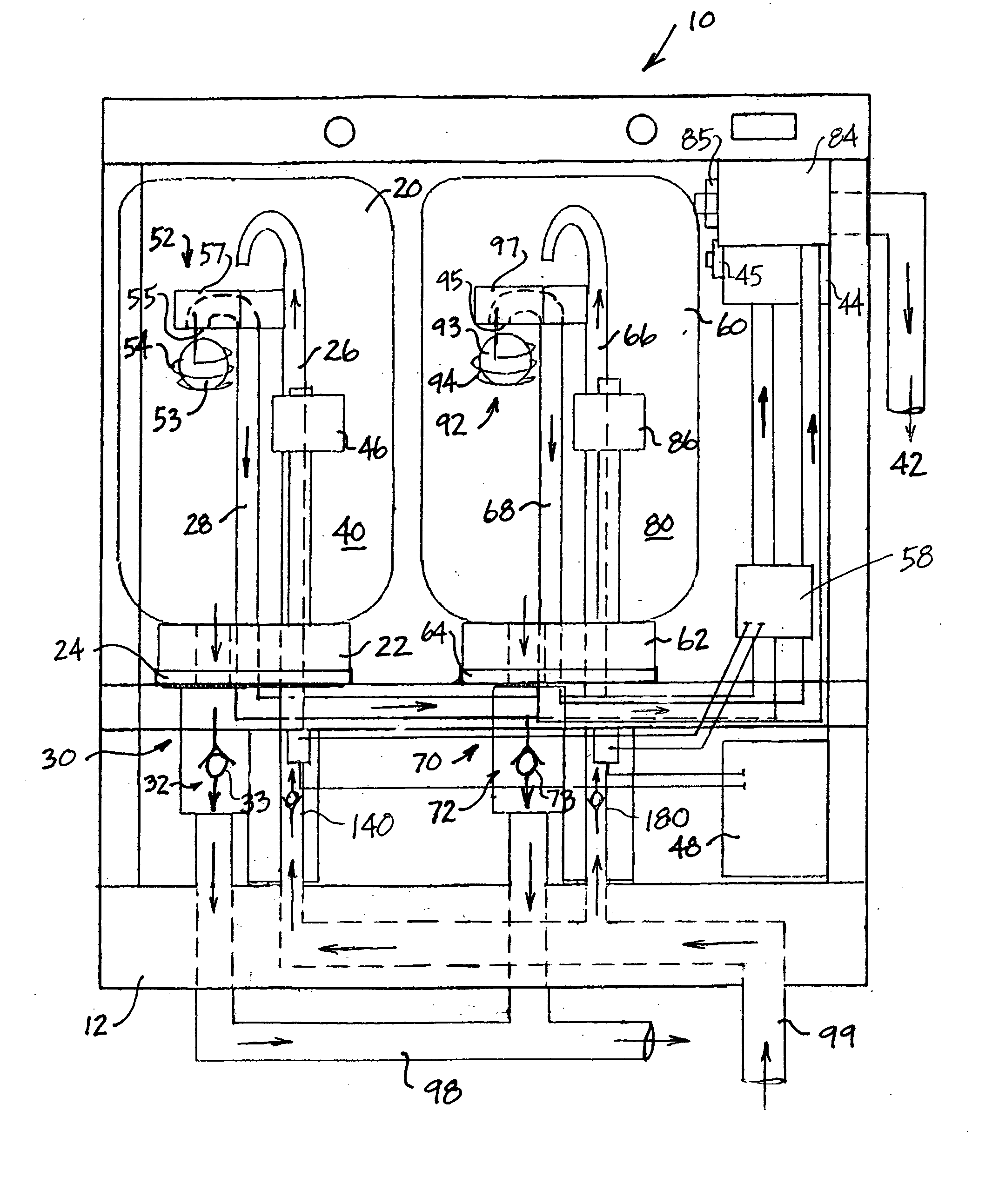 Apparatus for continuously aspirating a fluid from a fluid source