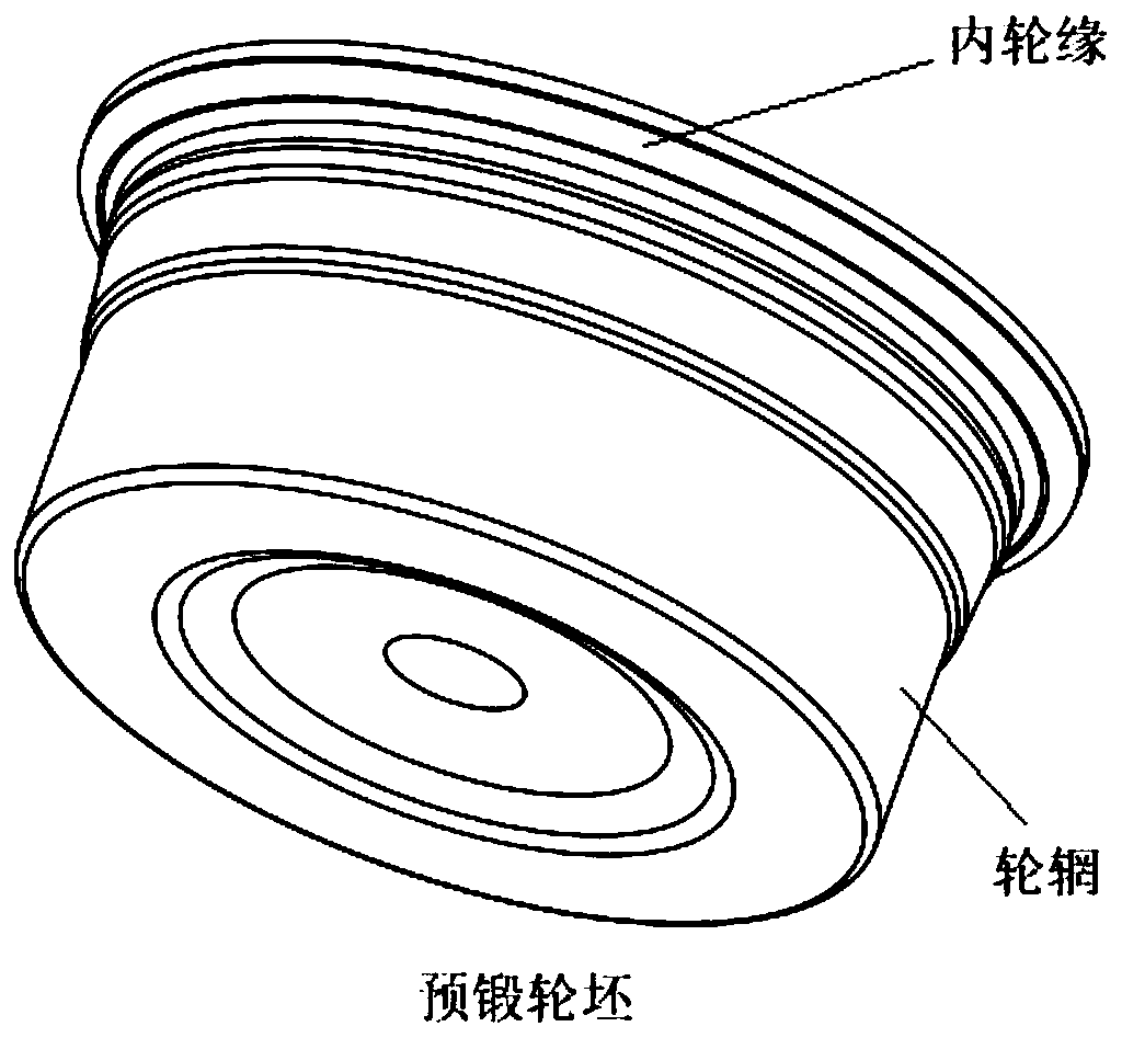 Hub extrusion forming method