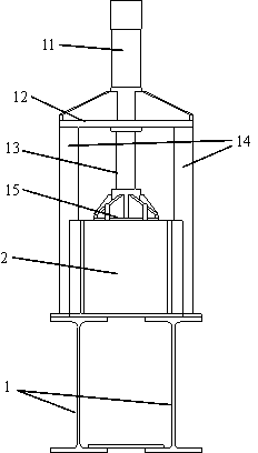 Large-sized multifunctional geosynthetic material interface power direct shear apparatus