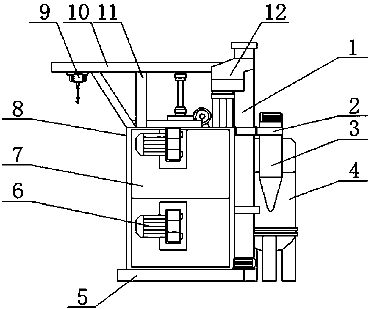 Improved shot blasting machine for aluminum alloy castings