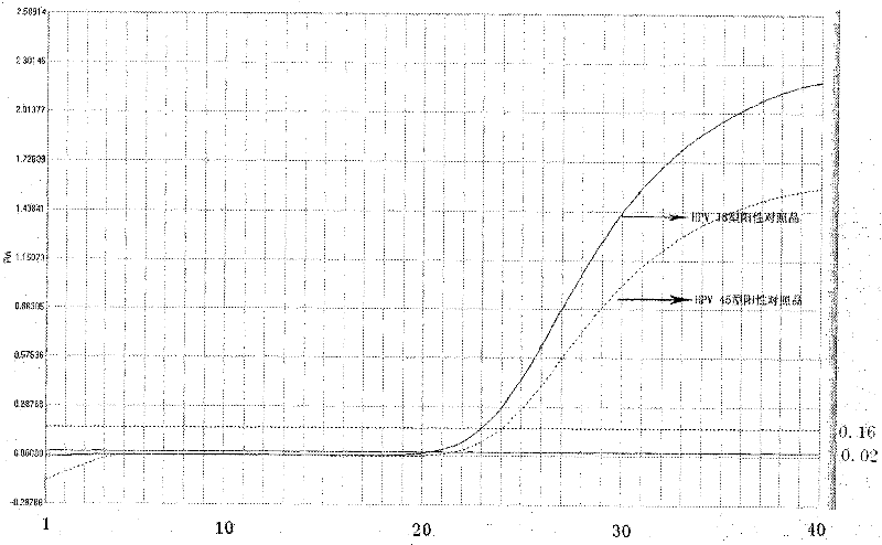 Kit for detecting high-risk human papillomavirus and its preparation and application