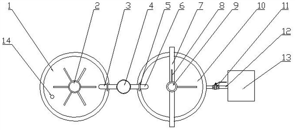 Preparation method of micro-nano vat dye suspension