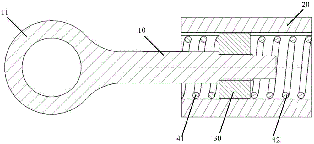 Tow hook structure and automobile