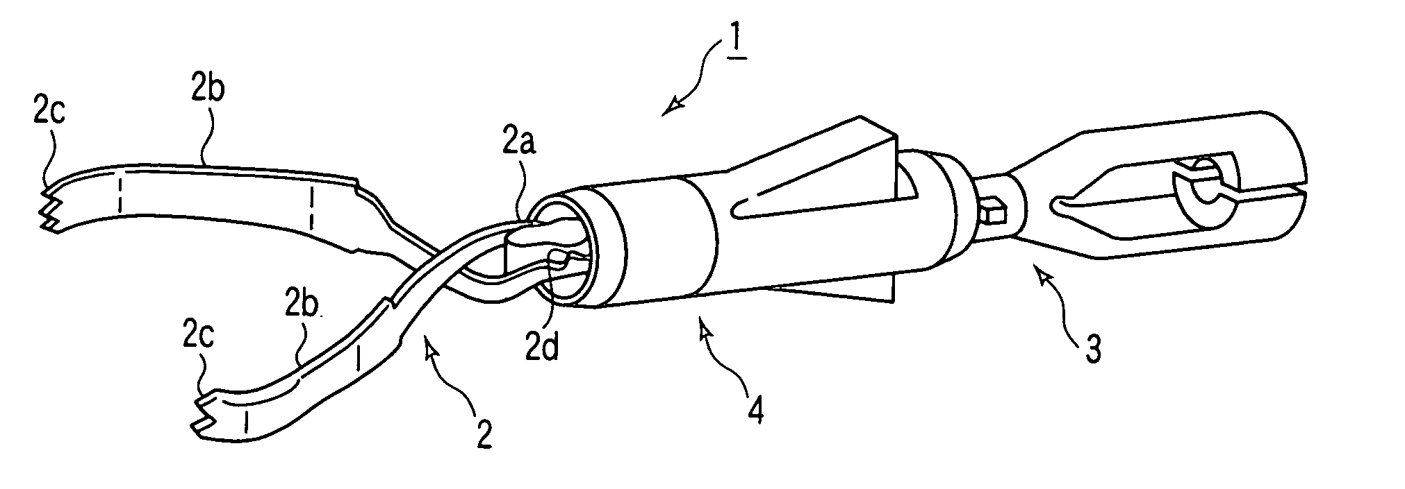 Living tissue ligation device