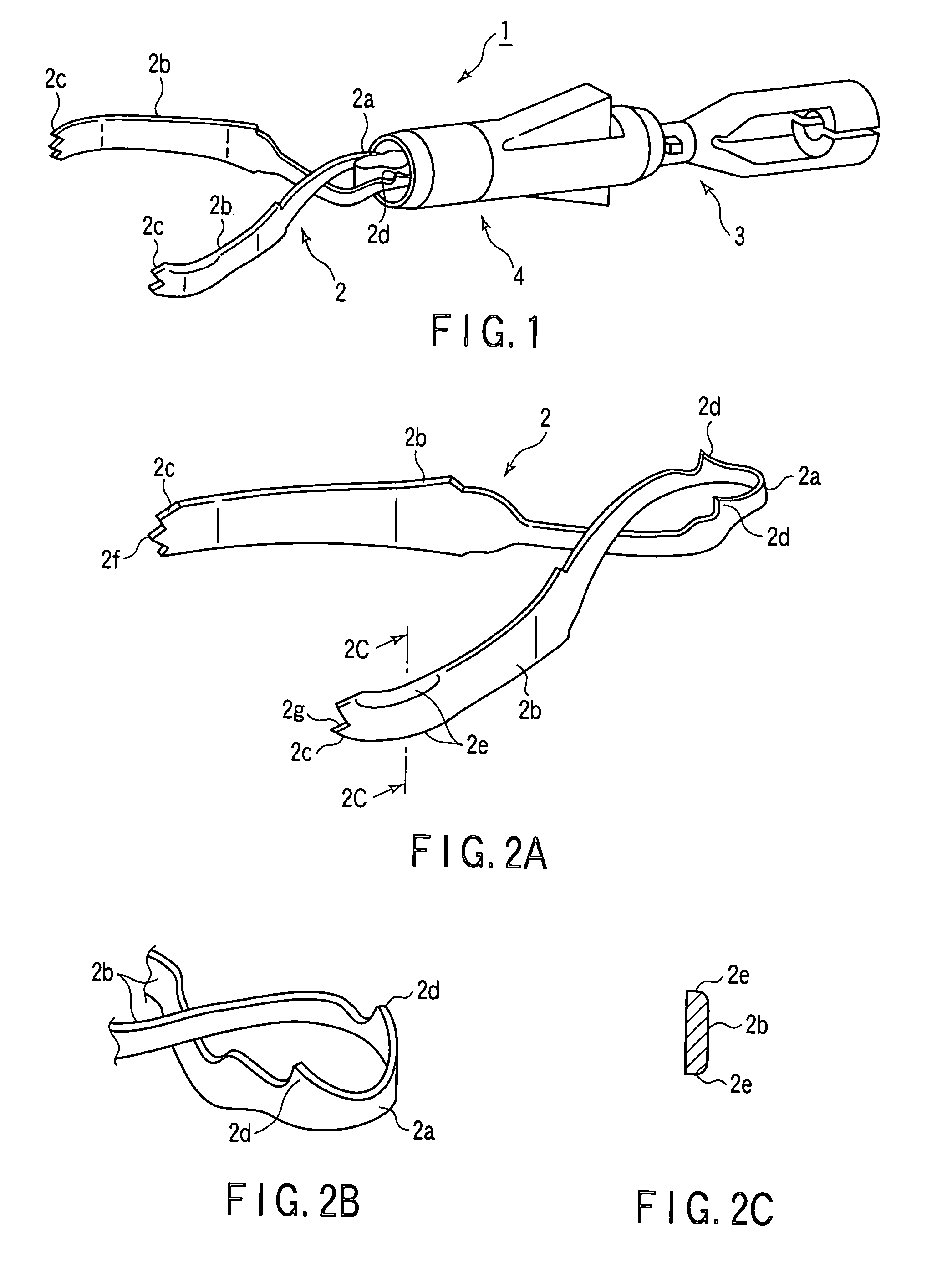 Living tissue ligation device