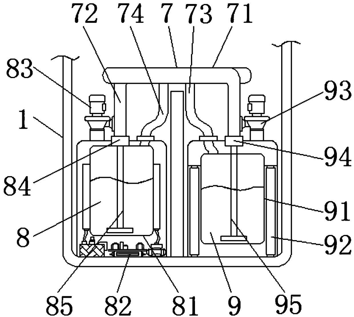 Variable-temperature water temperature device