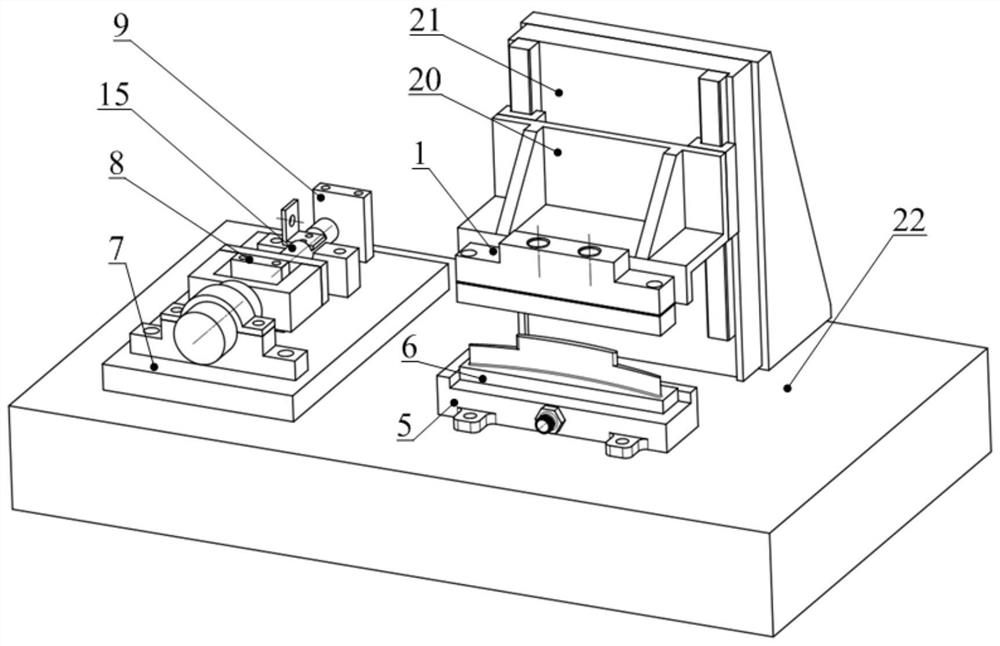 A step-type blade double-circuit nesting electrolytic processing device and method