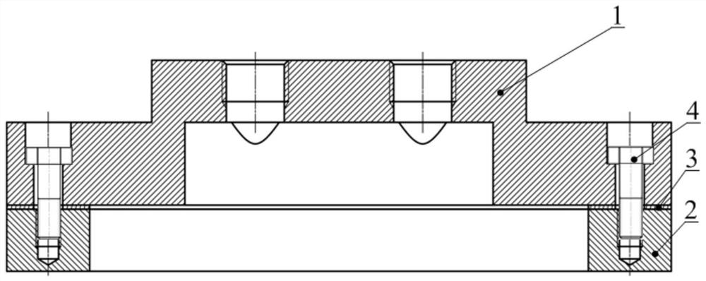 A step-type blade double-circuit nesting electrolytic processing device and method