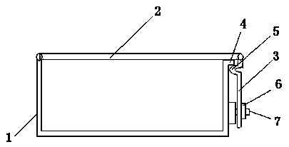 Cable bridge cover plate fixing structure