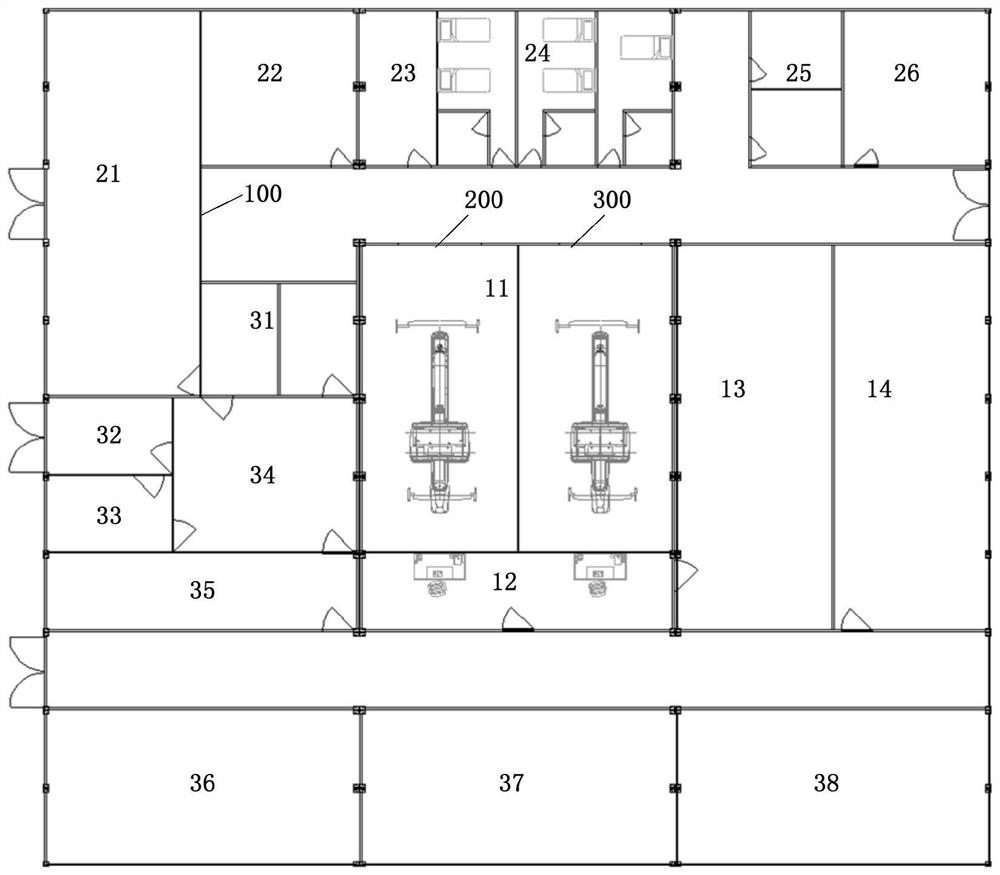 Modularized consulting room for PET/SPECT equipment