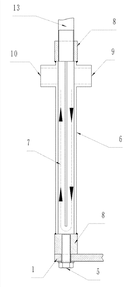 1400-DEG C high-temperature thermal-mechanical coupling test device for aerofoil structure of hypersonic vehicle