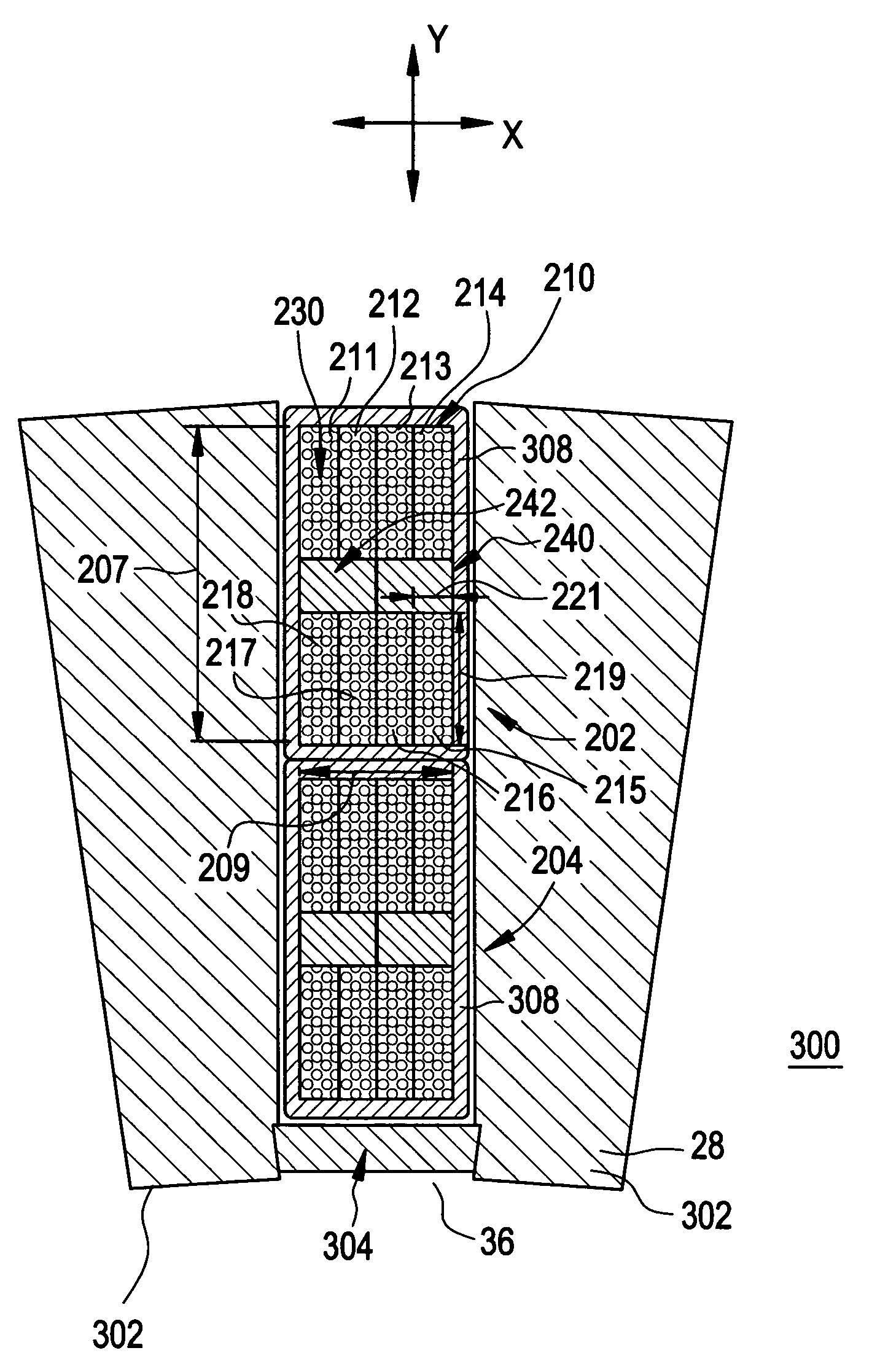 AC winding with integrated cooling system and method for making the same